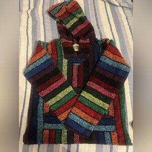 Multicolor Striped Hoodie